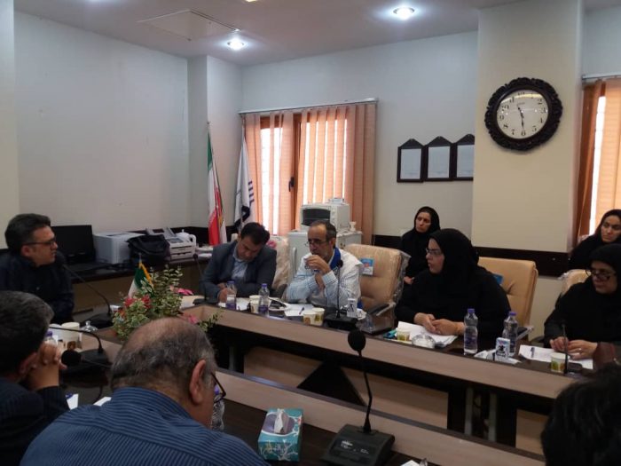جلسه ستادمدیریت بحران شبکه بهداشت ودرمان مسجدسلیمان برگزارشد