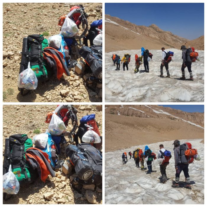 صعود هیئت کوهنوردی شهرستان اندیکا به قله کینو ،قله کلونچی زردکوه،قله لیله
