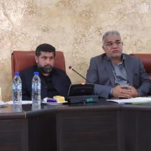 با حضور استاندار خوزستان نشست بررسی مشکلات آب شرب و کشاورزی آبادان برگزار شد