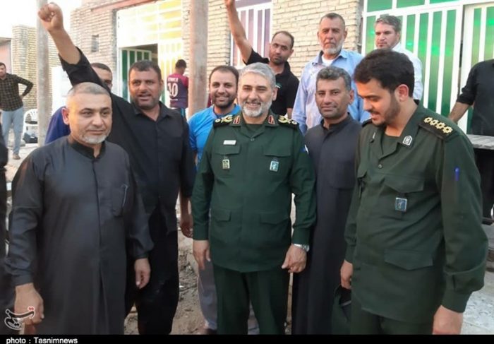 اربعین ۱۴۴۱ | بازدید فرمانده سپاه خوزستان از پایانه مرزی چذابه + تصاویر