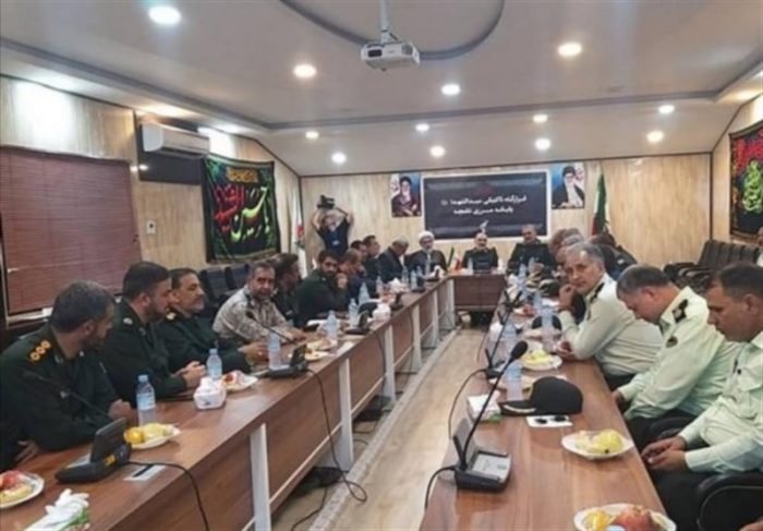 حضور رئیس سازمان اطلاعات سپاه در مرز شلمچه / جلسه مشترک با سرلشکر سلامی