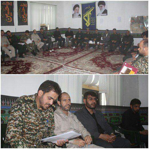 جلسه تامین امنیت زائران به همت قرارگاه امام حسین (ع)  در مرز چذابه برگزار شد