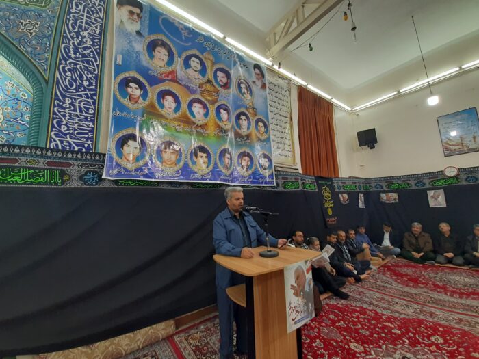 برگزاری مراسم گرامیداشت شهادت سپهبد قاسم سلیمانی در مسجد شهید ابولی+تصاویر