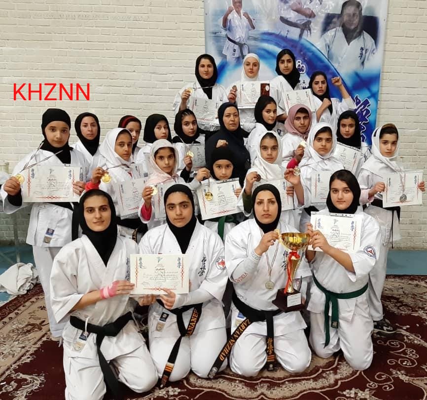 کسب مدال های رنگارنگ توسط شیر زنان کاراته کار سبک کیوکوشین بانوان نفت مسجدسلیمان