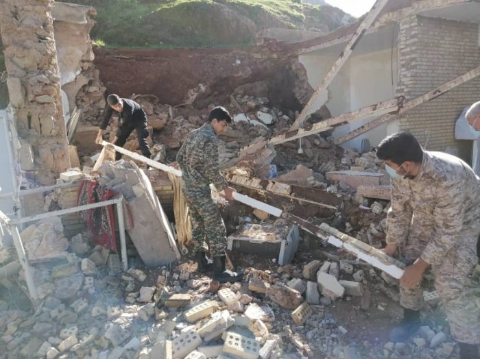 تخریب خانه در منطقه نمره۱ مسجدسلیمان + تصاویر