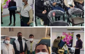 اهدای دستگاه کمک تنفسی bipap به بیمارستان امام رضا(ع) شهرستان امیدیه