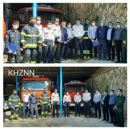 تجلیل از آتش نشانان شهرستان آغاجاری به مناسبت روز ملی آتش نشانی و ایمنی + تصاویر