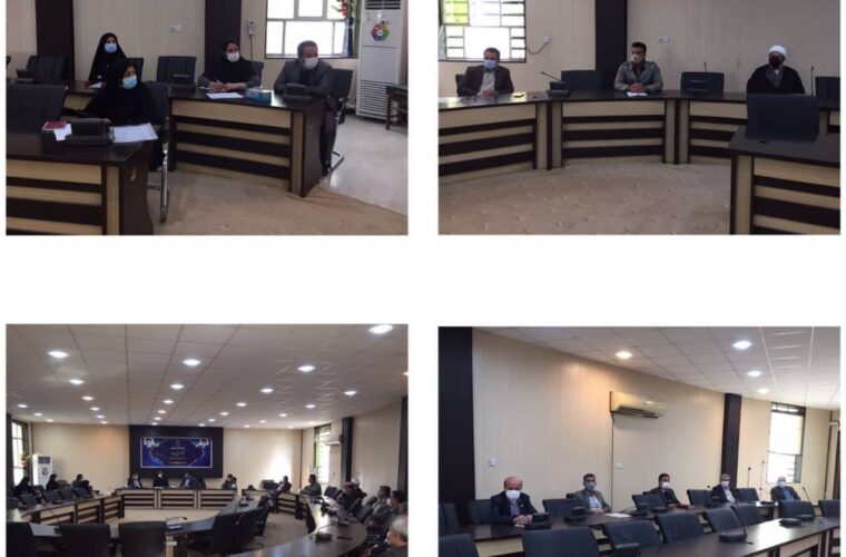 برگزاری قرارگاه ستاد کرونا شهرستان هندیجان در سالن جلسات فرمانداری + تصاویر