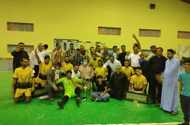 تیم فوتسال شبکه بهداشت و درمان دشت آزادگان قهرمان جام رمضان شد + تصاویر