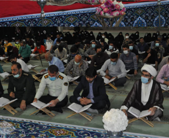 محفل بزرگ انس با قرآن کریم در مسجدسلیمان برگزار شد+تصاویر