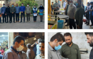 گشت مشترک بازرسی از مراکز توزیع مرغ و نانوایی ها و فروشندگان مواد غذایی در مسجدسلیمان