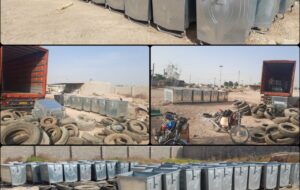 خریداری سطل‌های فلزی مکانیزه زباله توسط شهرداری هندیجان