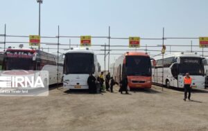 آماده باش ۱۴۰ دستگاه اتوبوس برای بازگشت زائران اربعین حسینی در مرزهای خوزستان 