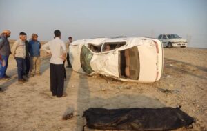 یک کشته و هفت مصدوم در ۲ حادثه ترافیکی جنوب غرب خوزستان