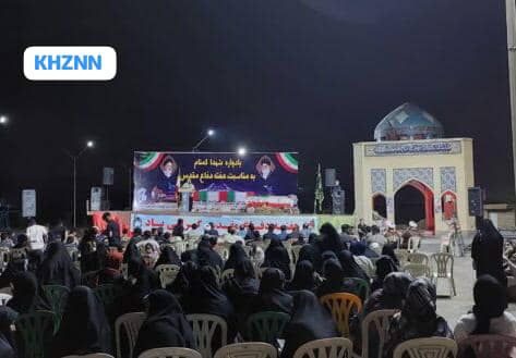 برگزاری یادواره شهدای گمنام مسجدسلیمان به مناسبت دفاع مقدس + تصاویر