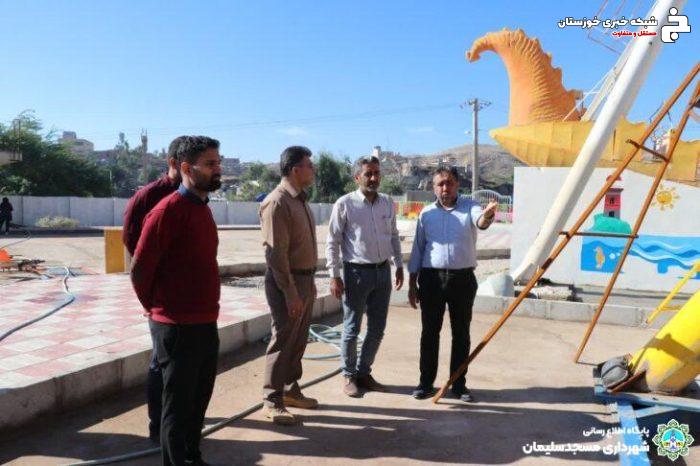 بازدید میدانی آرش قنبری شهردار مسجدسلیمان از پروژه های شهری + تصاویر بازدید میدانی آرش قنبری شهردار مسجدسلیمان از پروژه های شهری + تصاویر