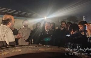 بازدید شبانه شهردار اهواز از سپتیک کوی علوی بازدید شبانه شهردار اهواز از سپتیک کوی علوی