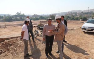 بازدید میدانی آرش قنبری شهردار مسجدسلیمان از پروژه های در دست اقدام مناطق مختلف شهری 