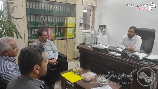 برگزاری اولین جلسه شناسایی فرآیندها و دستورالعمل های مرتبط با نگهداری و مدیریت اموال و انبار در شهرداری اهواز برگزاری اولین جلسه شناسایی فرآیندها و دستورالعمل های مرتبط با نگهداری و مدیریت اموال و انبار در شهرداری اهواز