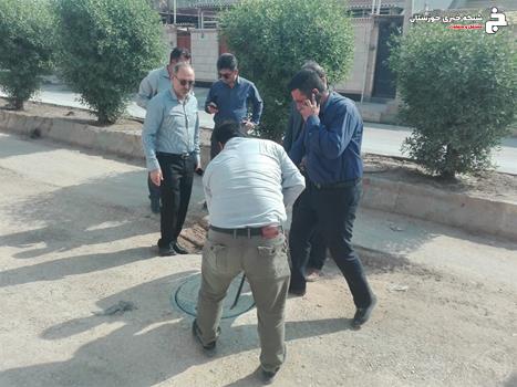 برگزاری جلسه میدانی شرکت آب و فاضلاب استان خوزستان و شهرداری اهواز در حصیرآباد برگزاری جلسه میدانی شرکت آب و فاضلاب استان خوزستان و شهرداری اهواز در حصیرآباد