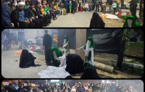 مراسم عزاداری ایام شهادت حضرت زهرا (س) در شهرستان لالی + تصاویر