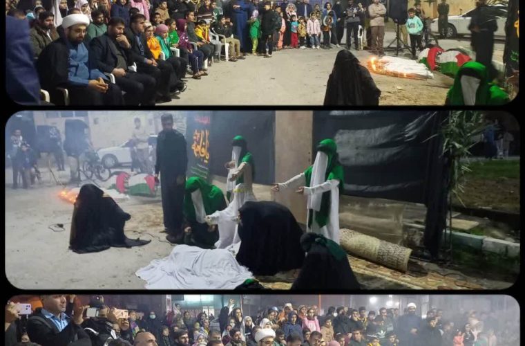 مراسم عزاداری ایام شهادت حضرت زهرا (س) در شهرستان لالی + تصاویر