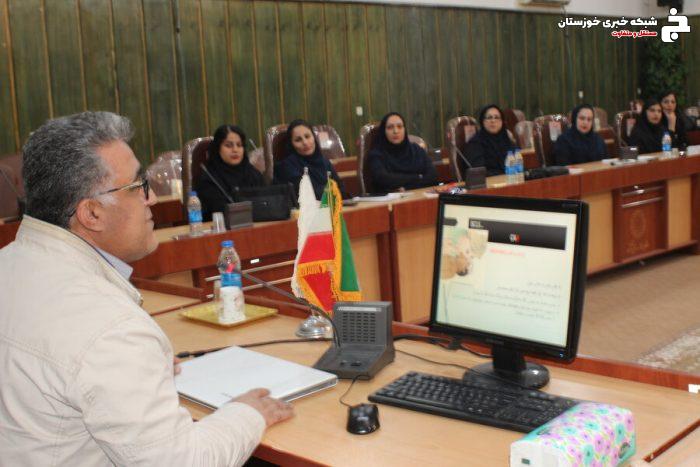 دوره آموزشی آشنایی با کمک های اولیه و فوریت های پزشکی ویژه کارکنان خانه های کودک و نوجوان بهزیستی خوزستان برگزار شد