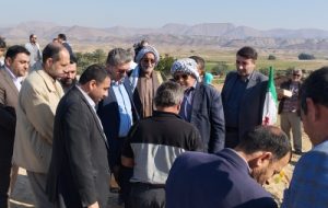 افتتاح طرح آبیاری تحت فشار بارانی در شهرستان هفتکل