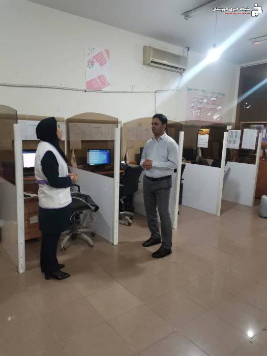 بازدید عیدانه مدیر بهزیستی شهرستان اهواز از اورژانس اجتماعی