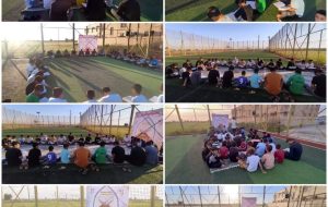 جزخوانی قرآن کریم توسط نوجوانان و جوانان ورزشکار در حمیدیه + تصاویر جزخوانی قرآن کریم توسط نوجوانان و جوانان ورزشکار در حمیدیه + تصاویر