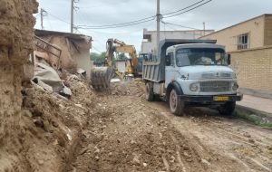 تخریب یک باب منزل مسکونی در کهباد هندیجان + تصاویر تخریب یک باب منزل مسکونی در کهباد هندیجان + تصاویر