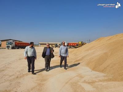 نجات ۵۶۰ هزار تن گندم خوزستان توسط سربازان امنیت غذایی