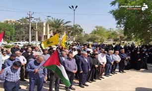 دانشگاهیان خوزستانی جنایت رژیم صهیونیستی در لبنان را محکوم کردند دانشگاهیان خوزستانی جنایت رژیم صهیونیستی در لبنان را محکوم کردند