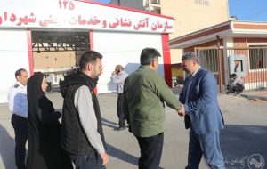 بازدید رئیس کمیسیون خدمات شهری شورای اسلامی اهواز از روند بهسازی ایستگاه ۹۹ آتش نشانی بازدید رئیس کمیسیون خدمات شهری شورای اسلامی اهواز از روند بهسازی ایستگاه ۹۹ آتش نشانی