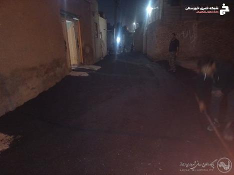 آغاز روکش آسفالت معابر کم عرض در منطقه هفت آغاز روکش آسفالت معابر کم عرض در منطقه هفت