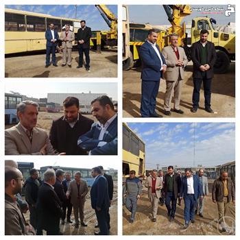 آغاز عملیات بازسازی اتوبوس های فرسوده با حضور شهردار اهواز در سازمان اتوبوسرانی آغاز عملیات بازسازی اتوبوس های فرسوده با حضور شهردار اهواز در سازمان اتوبوسرانی