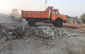 تسطیح، پاکسازی و نخاله برداری از مبادی ورودی شهر در منطقه ۵” تسطیح، پاکسازی و نخاله برداری از مبادی ورودی شهر در منطقه ۵”