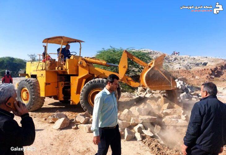 اقدامات هفتگی معاونت خدمات شهری شهرداری مسجدسلیمان در راستای پیشگیری از تخلفات