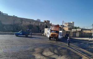 عملیات زیرسازی و آسفالت بازارچه دست فروشان انجام شد عملیات زیرسازی و آسفالت بازارچه دست فروشان انجام شد