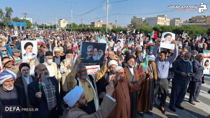 راهپیمایی جمعه نصر و پیروزی در اهواز برگزار شد+ عکس و فیلم