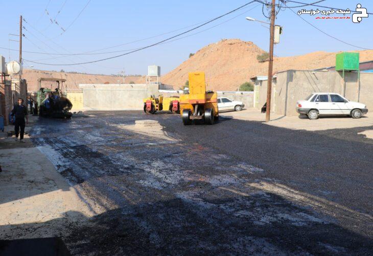 پروژه بزرگ آسفالت مناطق مختلف شهر مسجدسلیمان ادامه دارد / ادامه عملیات اجرایی آسفالت محله سرمسجد پروژه بزرگ آسفالت مناطق مختلف شهر مسجدسلیمان ادامه دارد / ادامه عملیات اجرایی آسفالت محله سرمسجد