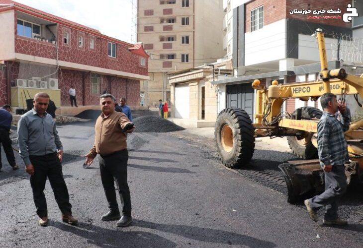 معابر ۳ راه اسکاج منطقه هشت بنگله تحت پوشش آسفالت قرار گرفتند معابر ۳ راه اسکاج منطقه هشت بنگله تحت پوشش آسفالت قرار گرفتند