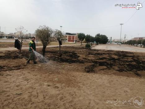 احیاء فضای سبز پارک کودک الوند در منطقه ۸