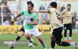 نیمه اول نبرد انتهای جدول به سود خیبر؛ بازی شجاعانه همسایه ها