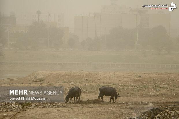 خوزستان در حسرت آبی آسمان