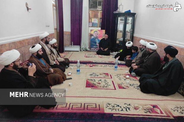 دلجویی مدیرکل تبلیغات اسلامی خوزستان از خانواده مداح فداکار رامشیر