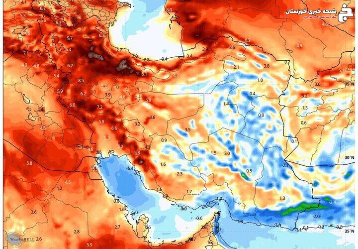 بارشهای تابستانی متوقف میشود؛ گردوخاک و وزش باد شدید در ۱۵ استان بارشهای تابستانی متوقف میشود؛ گردوخاک و وزش باد شدید در ۱۵ استان
