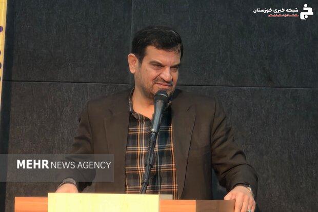 کلنگ زنی احداث سالن ورزشی بین‌المللی بانوان آبادان با ظرفیت ۳ هزار نفر
