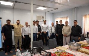 بازدید رئیس ستاد اربعین شرکت مهندسی و توسعه نفت از موکب محبین اهل بیت (ع) در مرز بین المللی مهران