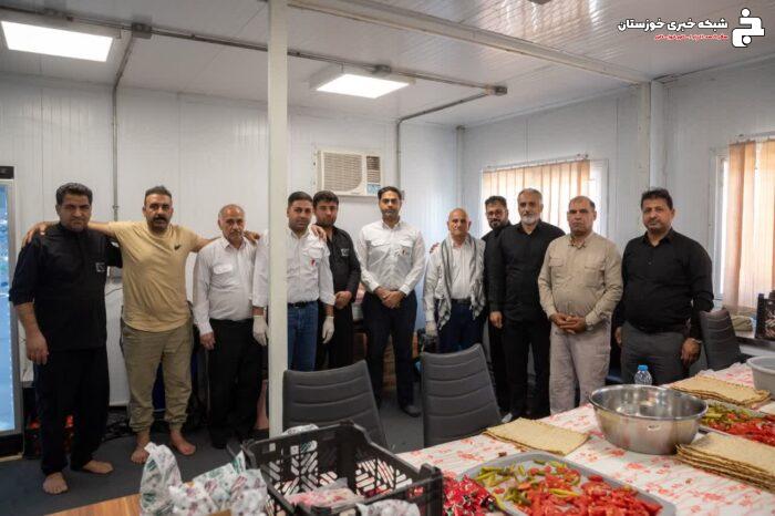 بازدید رئیس ستاد اربعین شرکت مهندسی و توسعه نفت از موکب محبین اهل بیت (ع) در مرز بین المللی مهران